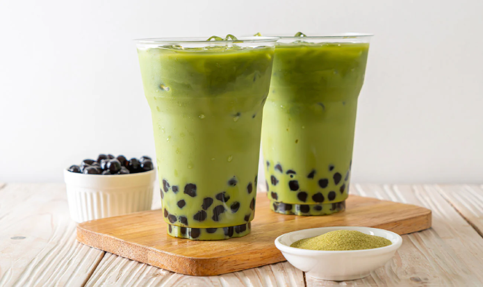  Matcha bubble tea