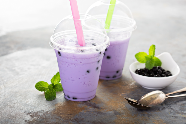 Taro bubble tea