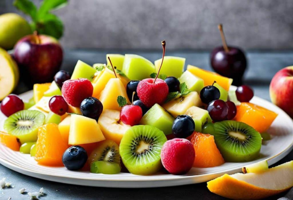 Fresh fruit dessert 