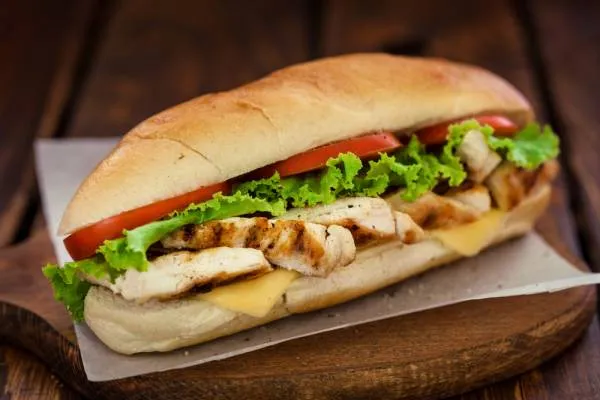 Chicken hot dog