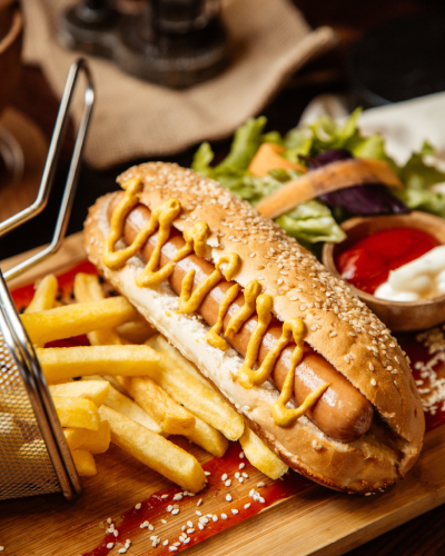  The classic hot dog