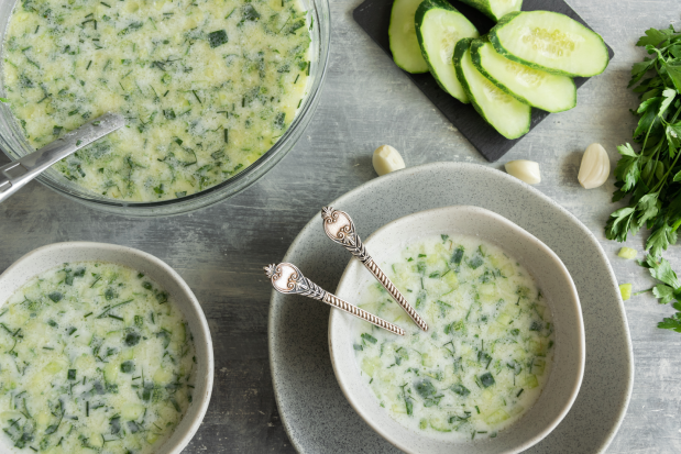 Cucumber raita