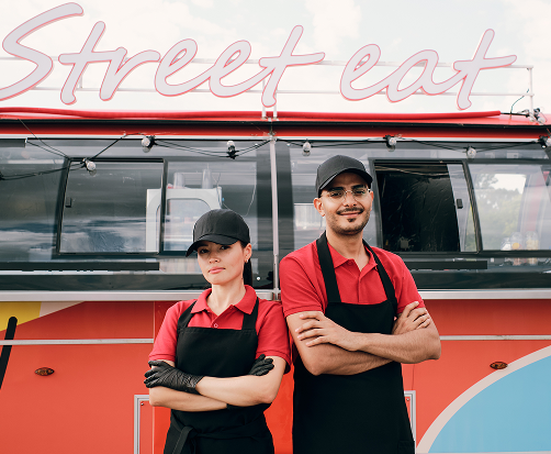  Food truck for large-scale events
