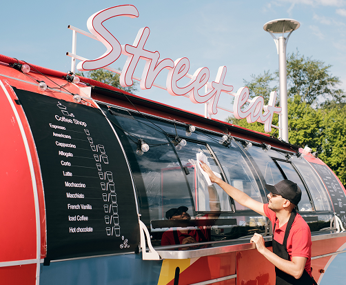 Food truck hire